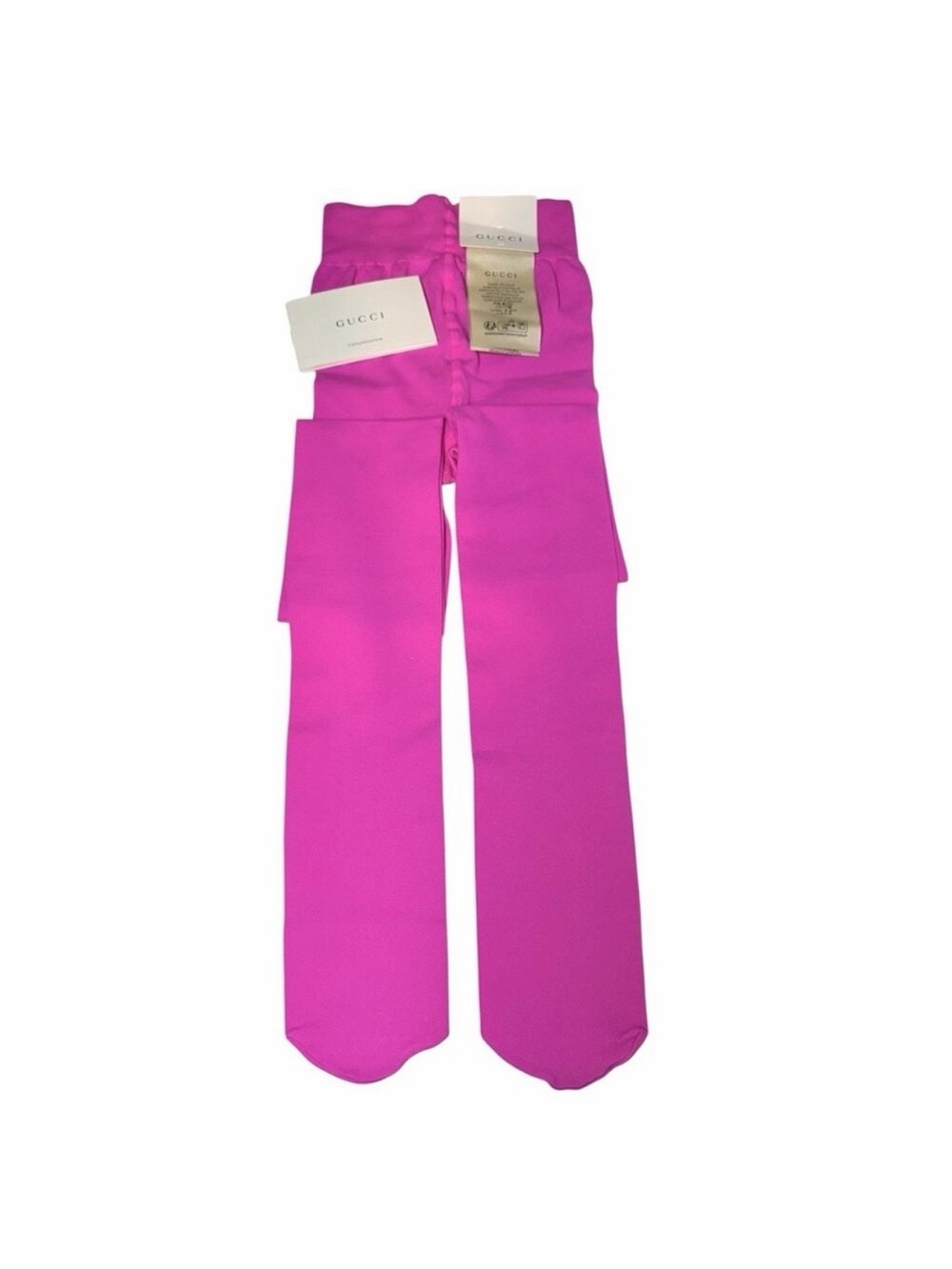 Gucci Coverina GG Tights Magenta Pink Hosiery Women's Size Medium New with Tags